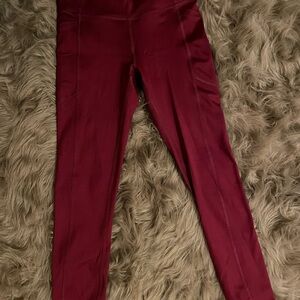 Victoria's Secret Red Essential Leggings